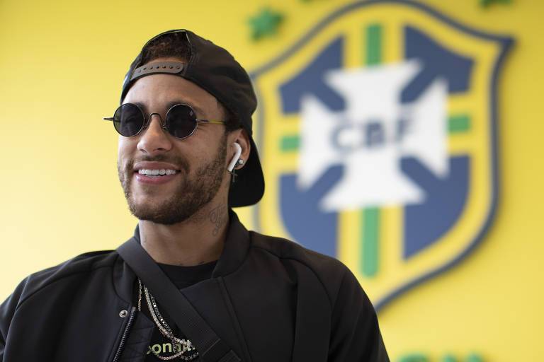 Apresentação de Neymar à seleção brasileira na Granja Comary